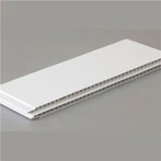 Painéis de revestimento de PVC branco
