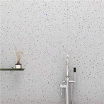 Revestimento de parede de PVC branco brilhante